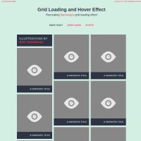 Grid Loading and Hover Effect